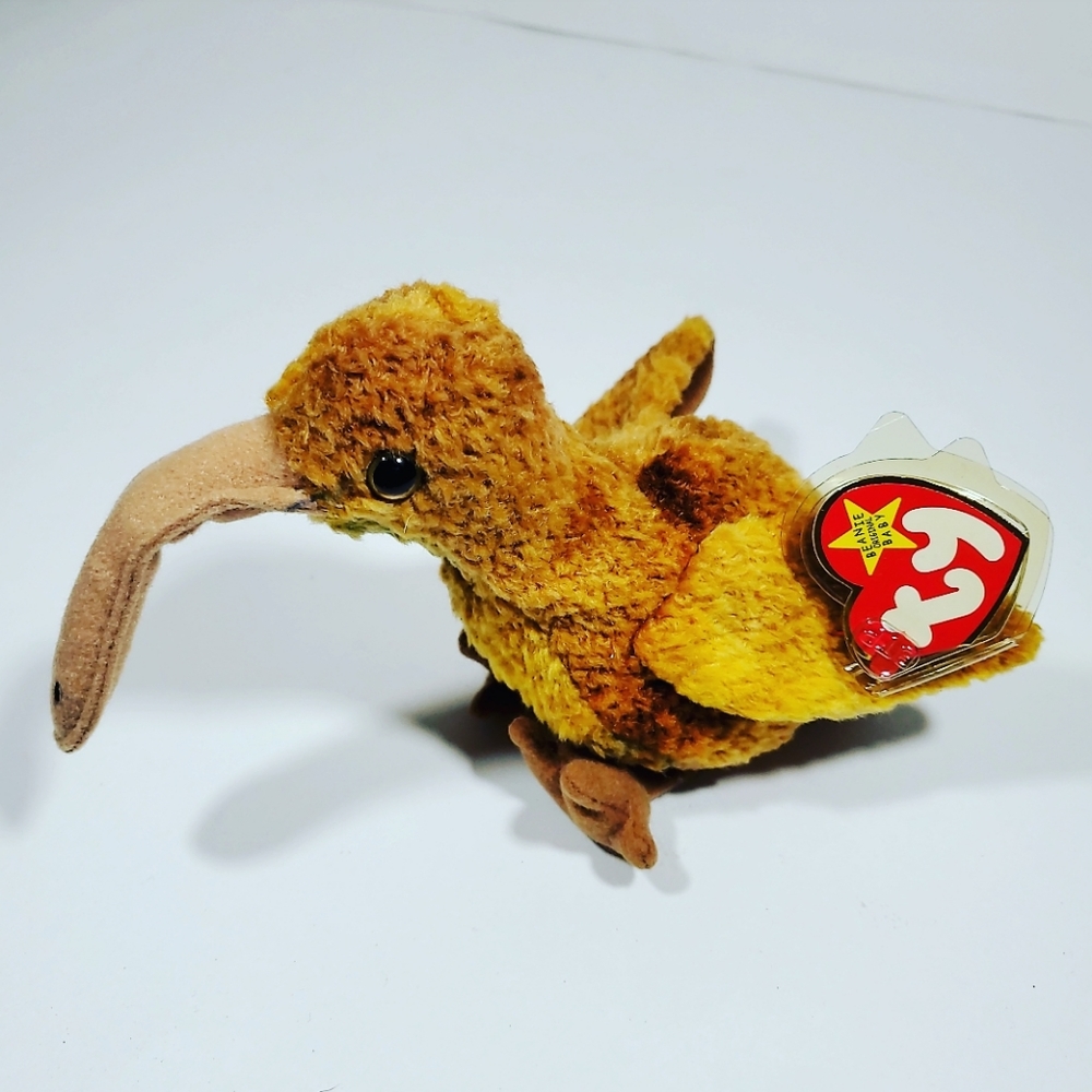 Ty Beanie Baby Beak the kiwi Bird